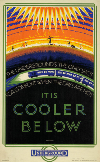 Illustration for article titled 1920s London Underground Posters Remind Us That Trains Are Wonderful